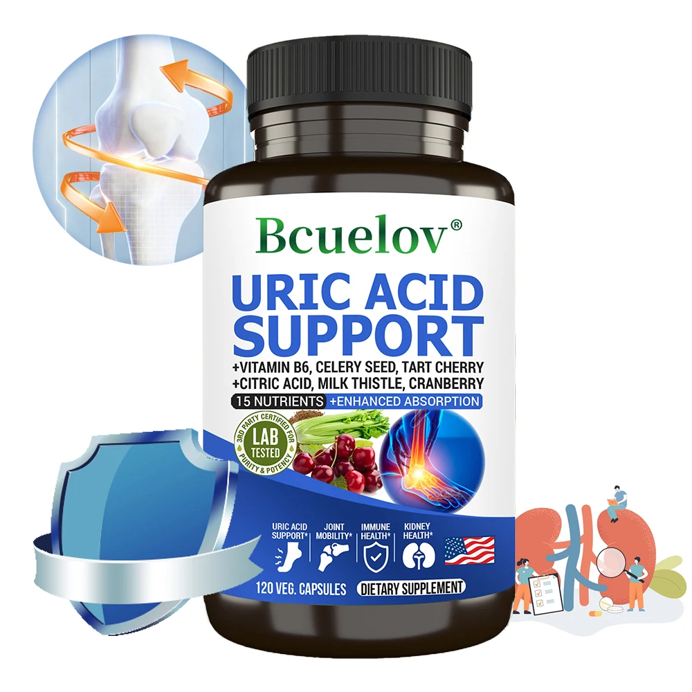 

Клюква + растоп молочный, антиоксидант, детоксикация печени, почки, очищение сечового пузыря и здоровье мочевых травм, 120 капсул