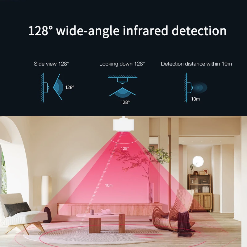 الحياة الذكية جهاز استشعار إنذار ضد السرقة تويا محس حركة مراقبة في الوقت الحقيقي الأشعة تحت الحمراء كاشف السلبي المنزل الذكي