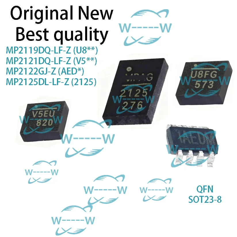 (5-30 pcs) MP2119DQ-LF-Z U8 MP2121DQ-LF-Z V5 MP2122GJ-Z AED MP2125DL-LF-Z 2125 MP2119DQ MP2121DQ MP2122GJ MP2125 ic chip