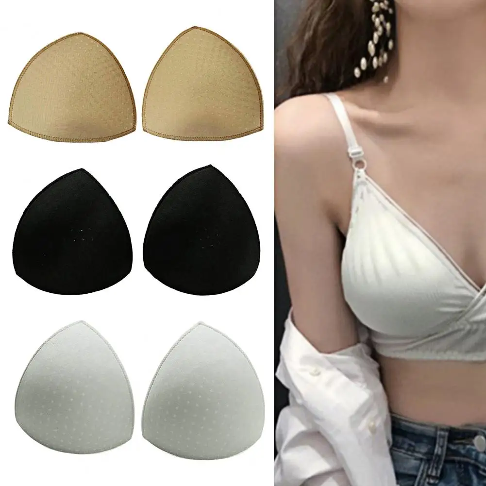 Chest Pad for Bras Women's Sweat-proof Breast Support Nipple Covers Thin Breathable Chest Pads for Strapless Bras Anti-slip