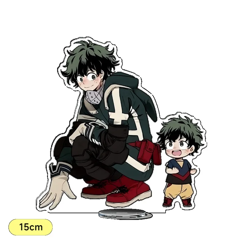 Midoriya Izuku Plate Desk Decor My Hero Academia Standing Bakugou Katsuki Collection Ornament Todoroki Shoto Acrylic Doll Model