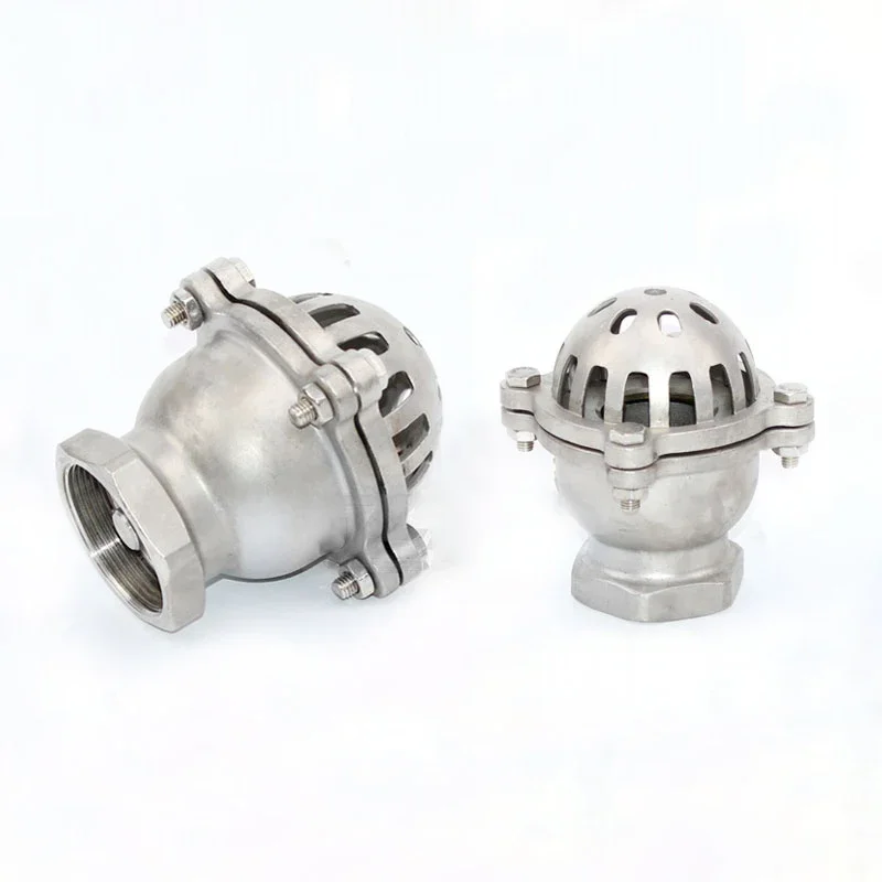 304 Stainless Steel Threaded Bottom Valve for Water Pump Self-priming Check Valve 1 Inch