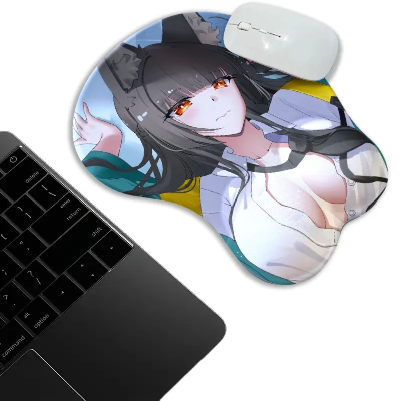 

Blister-packed Hoshimi Miyabi Chest Wristband Mouse Pad Anime Desk Mat Zenless Zone Zero Gamer Special Wristband with 3d Nipples