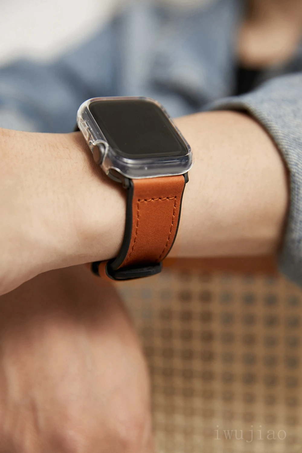 Advanced Silicone Leather Loop Strap For Apple Watch Band Men Women Correa 38mm 40mm 41mm 42mm 44mm 45mm 46mm 49mm