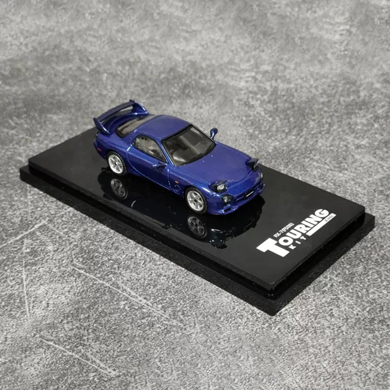 合金カーモデル,スケール1:64,mazda RX-7 fd3s,収集可能なお土産,rx7