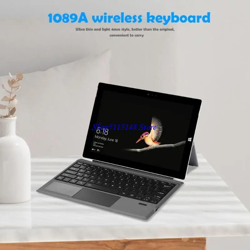 

F3MA Mini Ultra-thin Bluetooth-compatible Wireless Keyboard For Microsoft Surface 3/4/5/6/7 Tablet PC Laptop