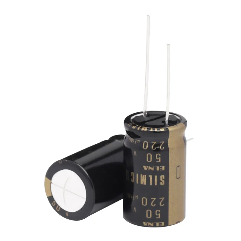 Japan Import ELNA RFS SILMIC II Series 220uf 50V Brown God 2 Electrolytic Capacitor