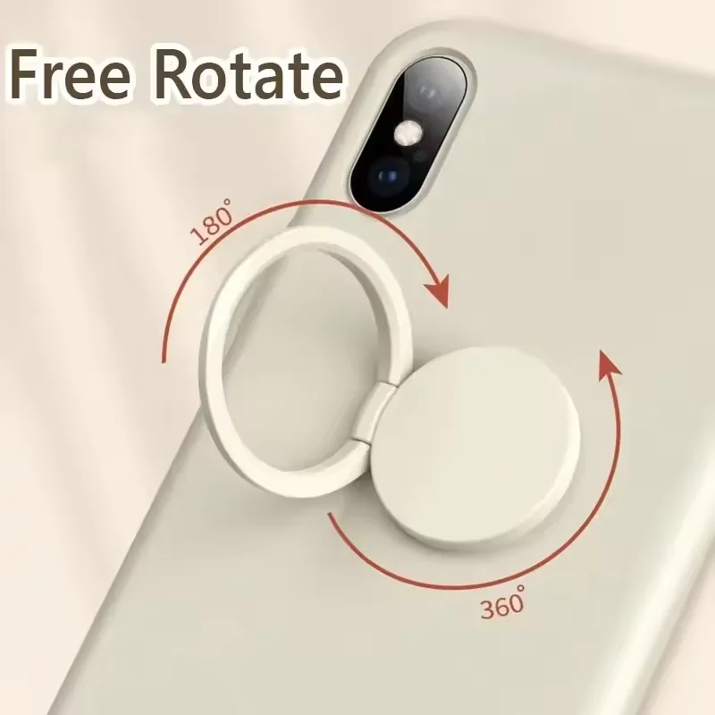Finger Ring Phone Stand Suitable for General Motors Magnetic Installation Phone Back Attach Stand Color Phone Stand 360 °