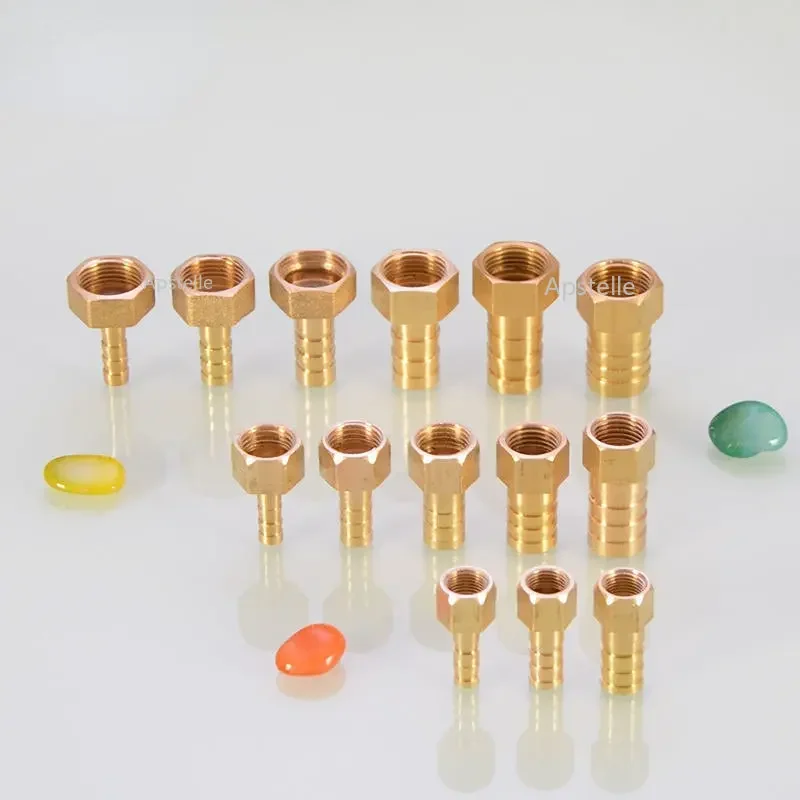 Tail Male Female Connector Joint Copper Coupler Adapter Brass Pipe Fitting 4mm 6mm 8mm 10mm 19mm Hose Barb