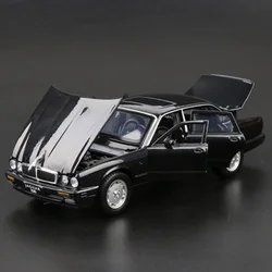 1:36 Jaguar XJ6 Alloy Car Model Diecast Metal Classic Vehicles Car Model High Simulation Pull Back Collection Childrens Toy Gift