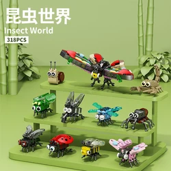 Insect Animals Building Toy for Kids Boy 6 to 12 Year Old Mirco Building Blocks Set Toys for Children Dinasour Mini Diy Toy Gift