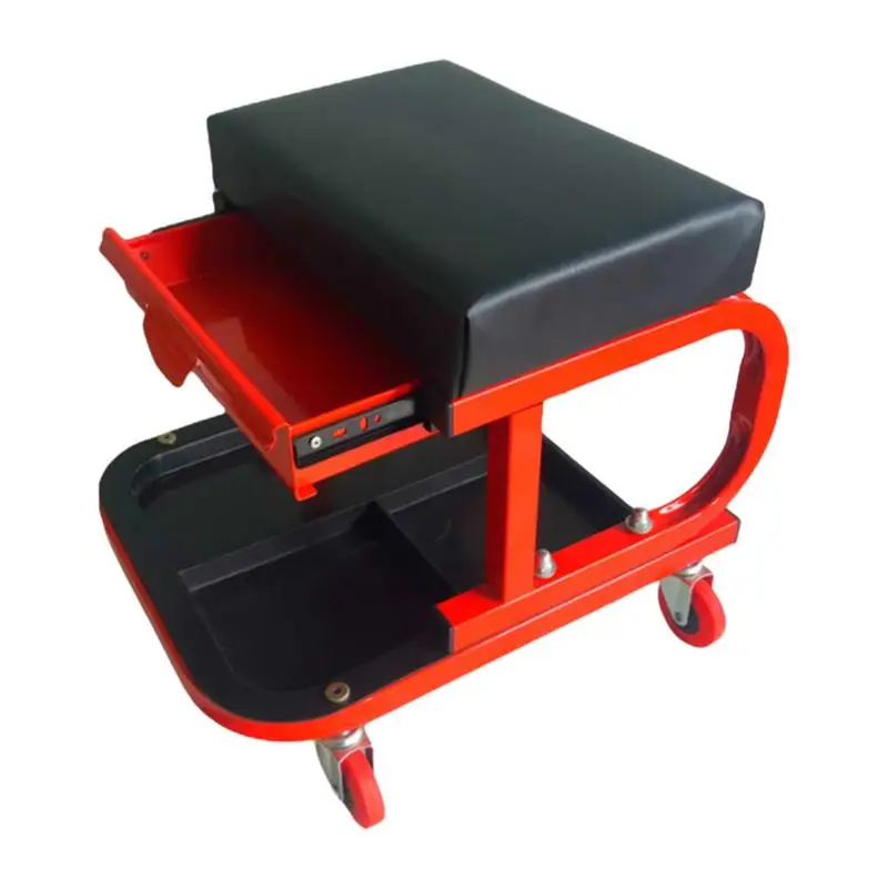 

Auto Repair Tool Storage Stool Multifunctional Car Repair Work Stool Car Repair Mechanic Tools Tray With Drawer Auto Maintenance