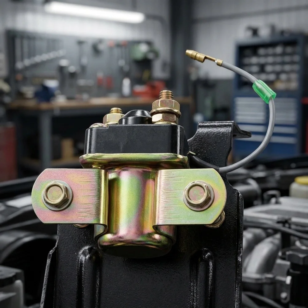 

Outdoor Adventures 12V24V Starter Solenoid Cold Climate Engine Starter Cold Weather Performance Easy Installation