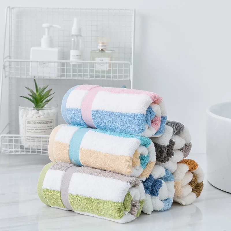 Adult pure cotton thickened towel 34 * 76cm pure cotton face towel soft absorbent face towel
