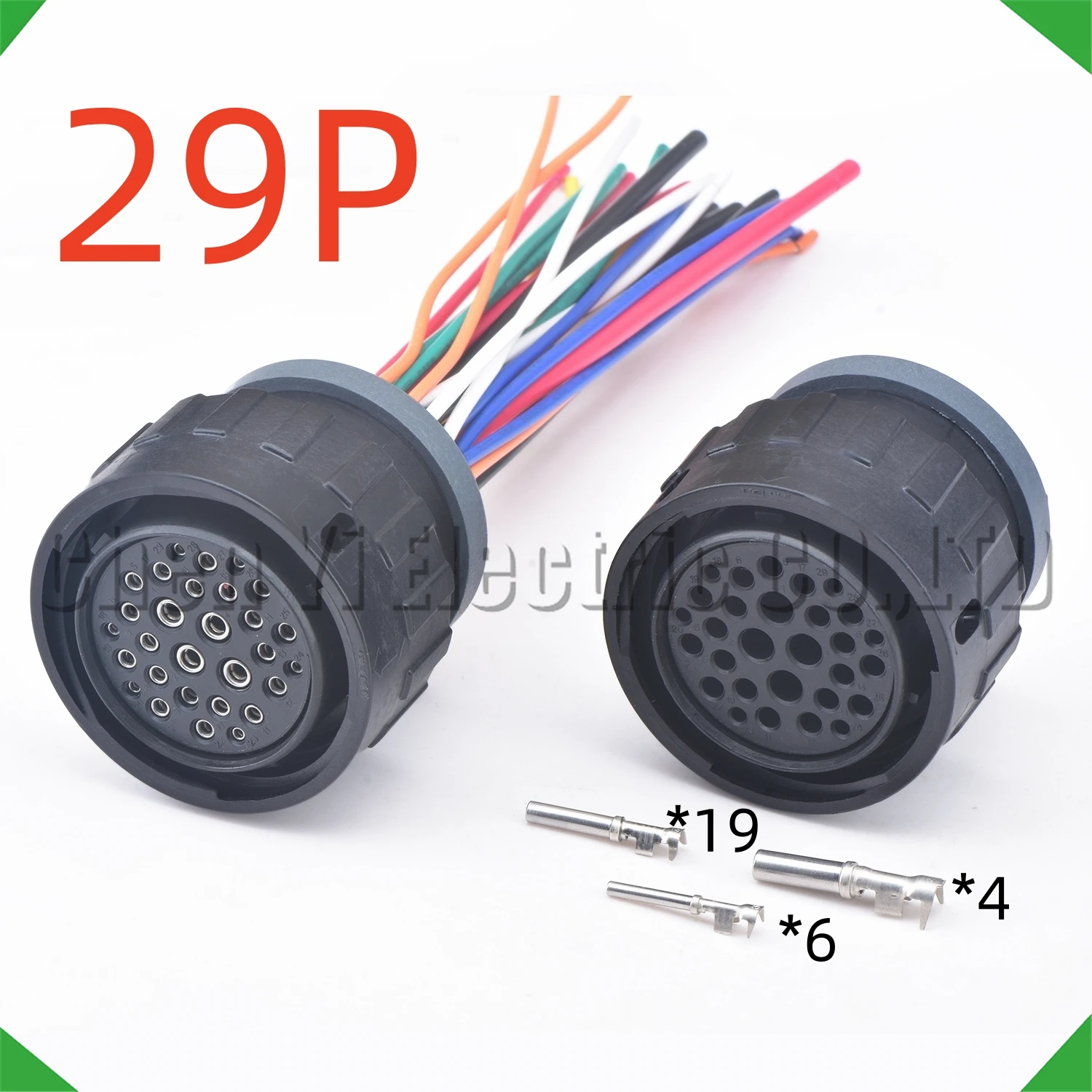 29 Pin Automotive Waterproof Connector Wire harness Plug 10016 15544896 replaceable HDP26-24-29SE