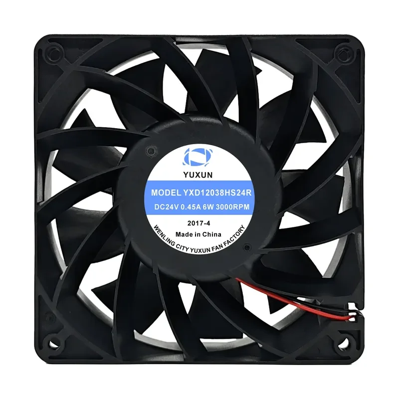 for YXD12038HS24R Axial Fan 24V 0.28A 120mm 12038 Cooling Exhaust Fan for Welding Machine
