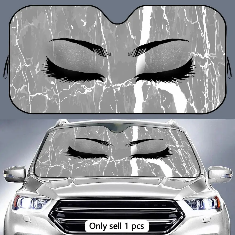 Pare-soleil Cool Expression en aluminium avec protection UV réfléchissante, isolation thermique, pliable et adaptable