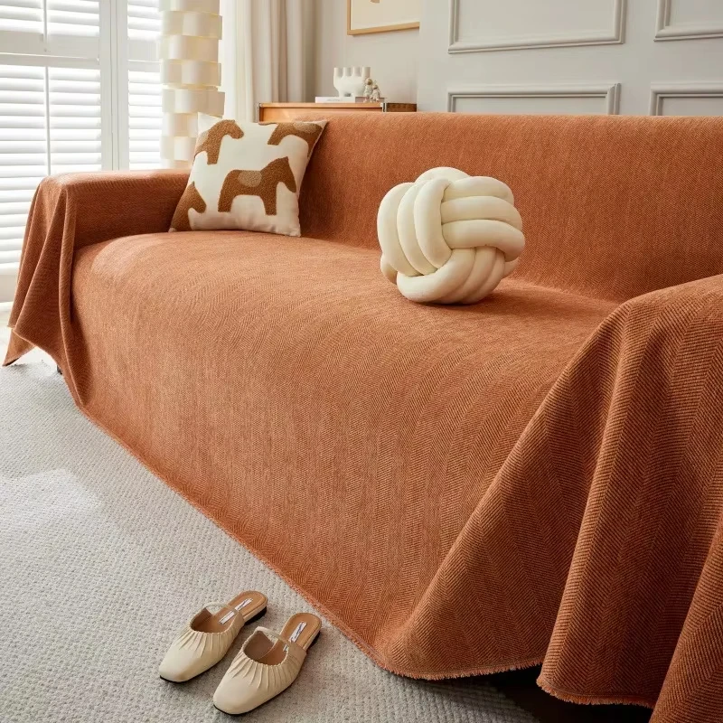 

Living Room Sofas Vintage Plush Sofa 4 Person Covers Chairs Covers 3-seater Armchair Sofa Cushions Protector Decorative