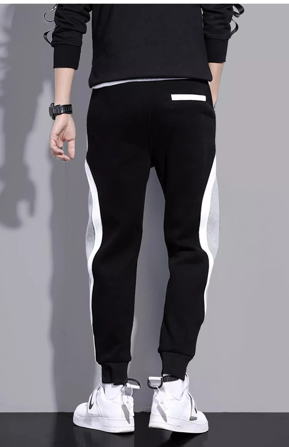 

Nub.11 Printed Men's Sport Pants Patchwork Jogging Pants Men's Loose Straight Pants Spring and Autumn Clothing