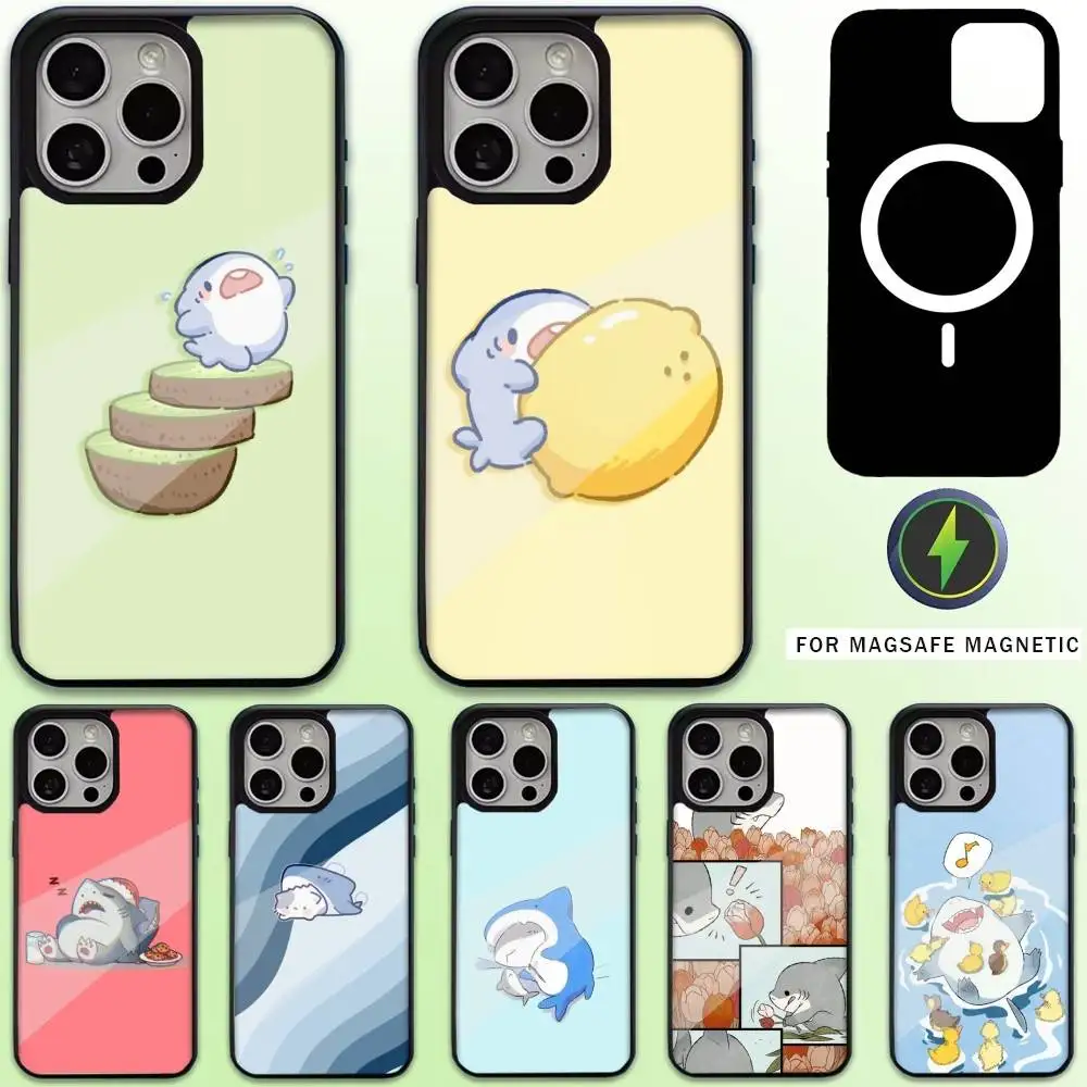 

J-Jeff The Land SS-hark Phone Case For iPhone17,16,15,14,13,12,11 Plus,Pro Max Magnetic For Magsafe Wireless Charging