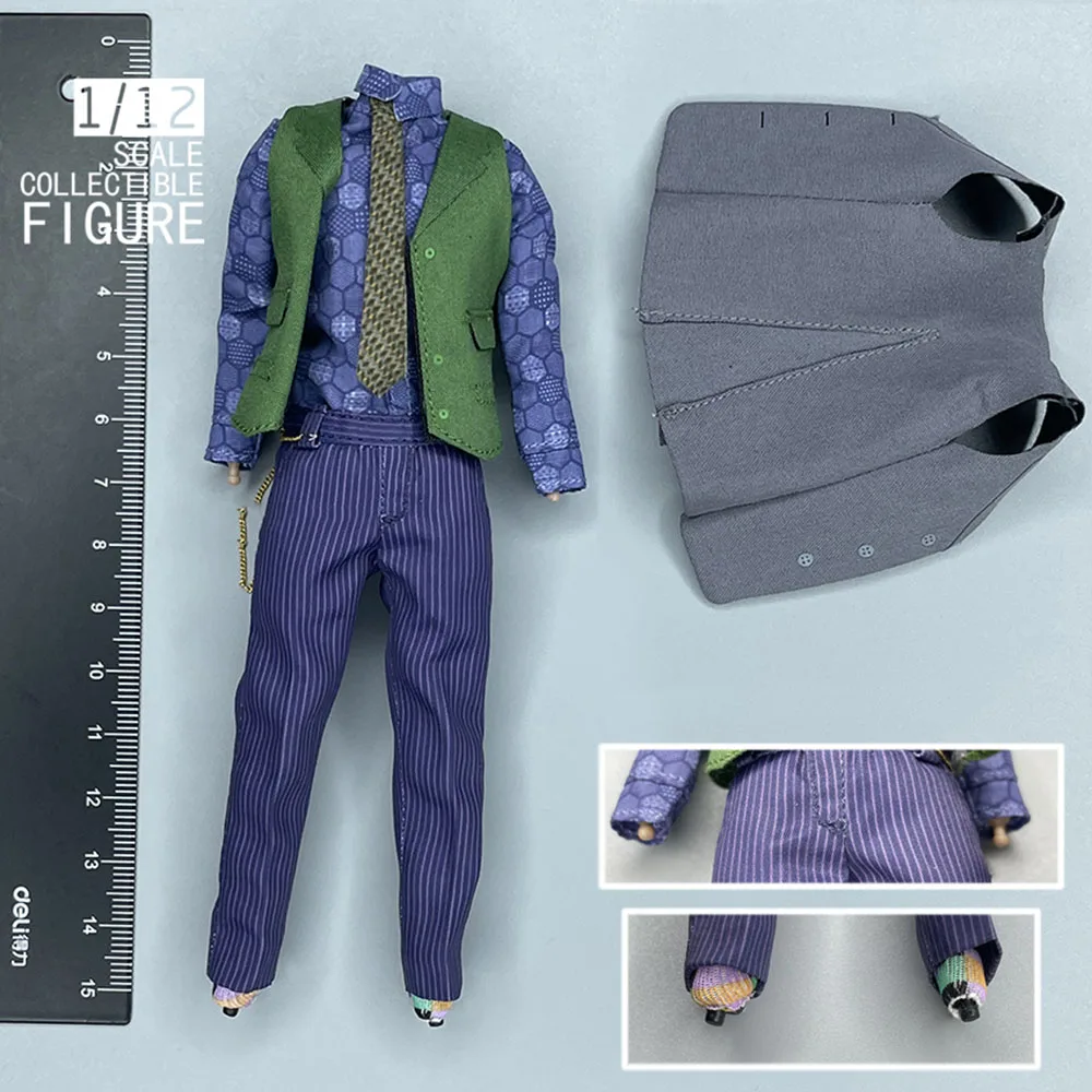 1/12 FILIXTOYS FX004 The Clown Heath Ledger Dressing Suit with 6