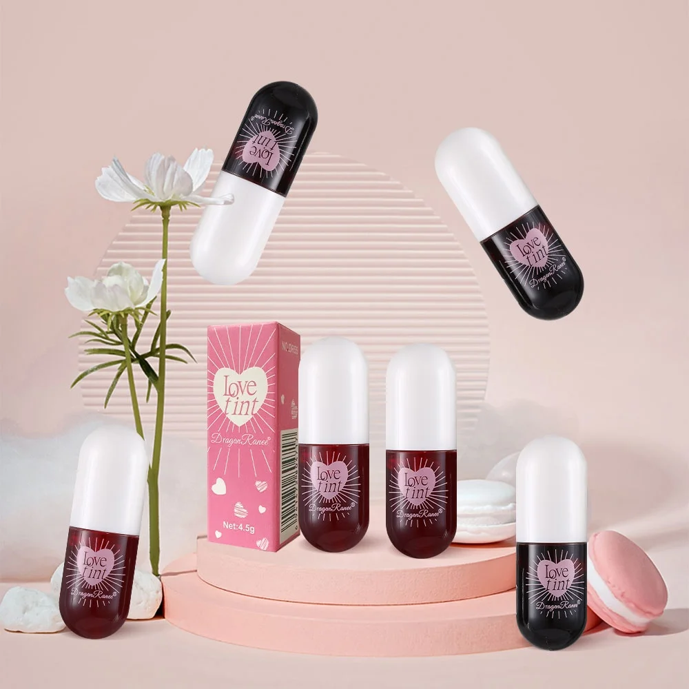 Mirror Lipstick, Water-Dyed Lip Liquid, Lip Glaze, Water-Glossy Mirror Glass Lipstick, Long-Lasting, Not Easy to Stick to the Cup, Lip Glaze, Light