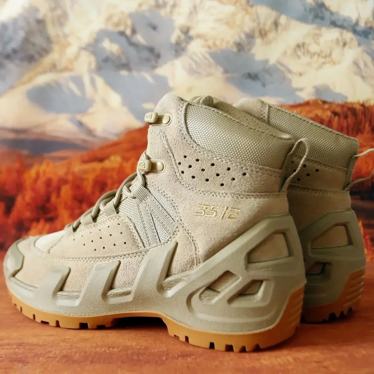 

High Quality Men Tactical Boots High-Top Fans Hiking Shoes Outdoor Sports Hiking Botas Waterproof Foreign Taticas Masculino