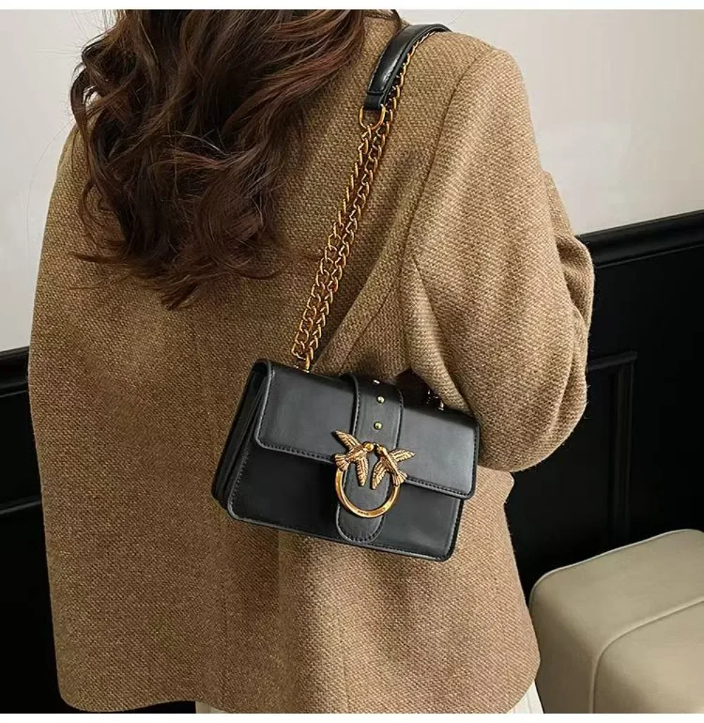2026 Frühjahr/Sommer Kleiner Vogel Geprägte Unterarm-Schultertasche Neue Casual-Handtasche Ketten-Umhängetasche Geeignet für Frauen.689 – Detail 17