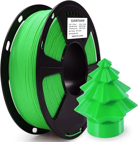 GIANTARM PLA Filament 1,75mm 1kg ±0,03mm Genauigkeit Verwicklungsfreies 3D-Drucker-Filament für Ender 3/Prusa/Anycubic FDM 3D-Druck DIY