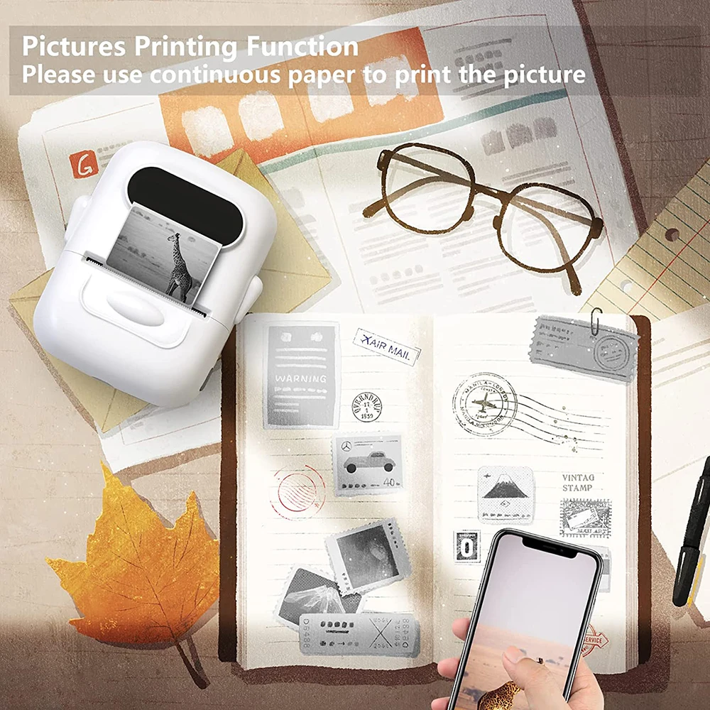 Marklife P50 Bluetooth Mini Portable Thermal Label Maker Printer, Wireless Barcode Price Tag Sticker Printer For Small Business
