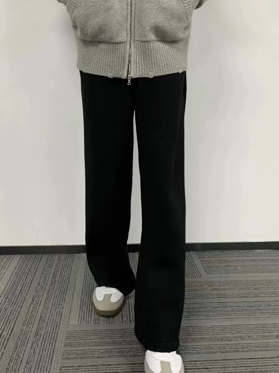 

Cleanfit Men's Casual Pants Loose Fit Long Trousers Autumn Season Everyday Wear Straight Leg Sweatpants Youthful Vitali Sle