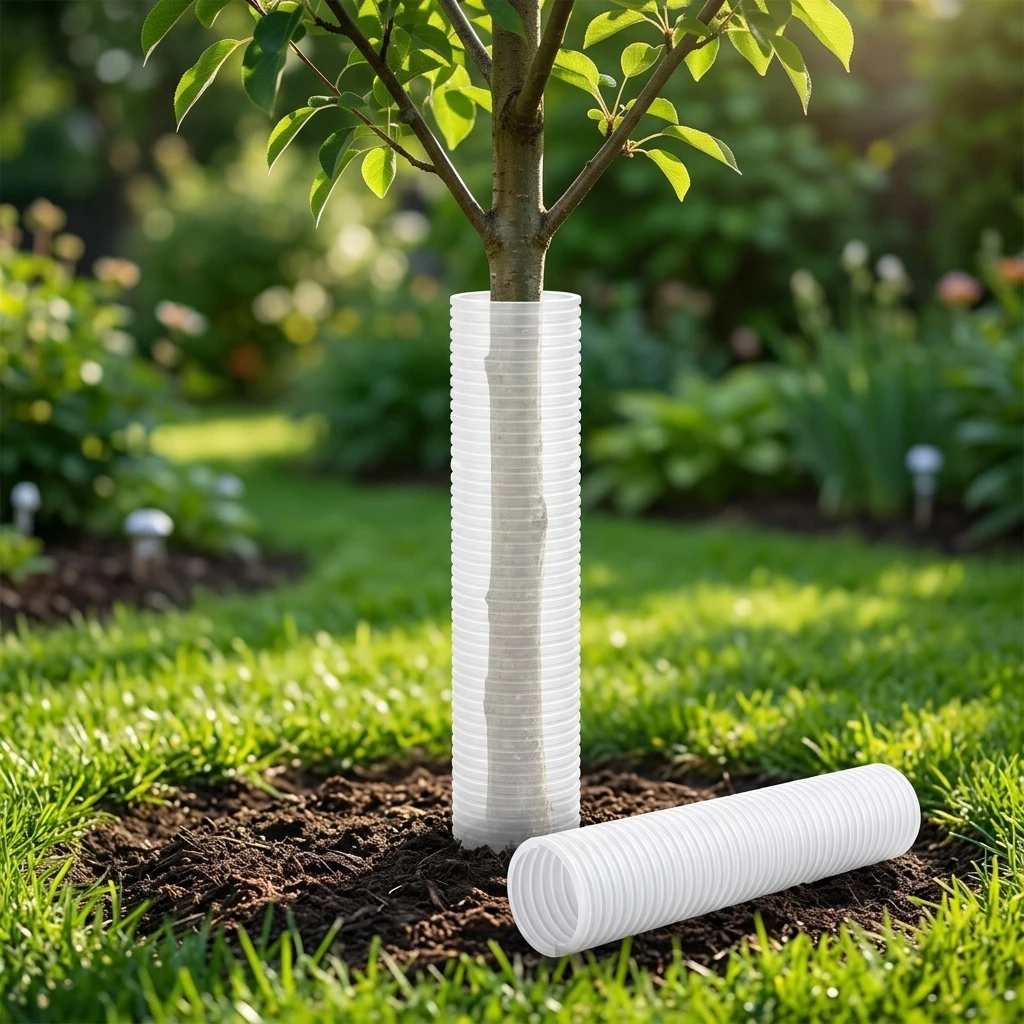 PE Tree Protect Sleeves For Seedlings Anti Insect Bird Barrier Root Protector Sleeve