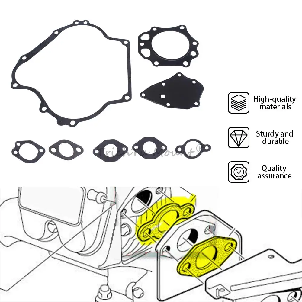 

High-Performance Seals Engine Gaskets Kit For Club Car DS and Precedent Gas Golf Cart 1992-up with FE290 Kawasaki Engine