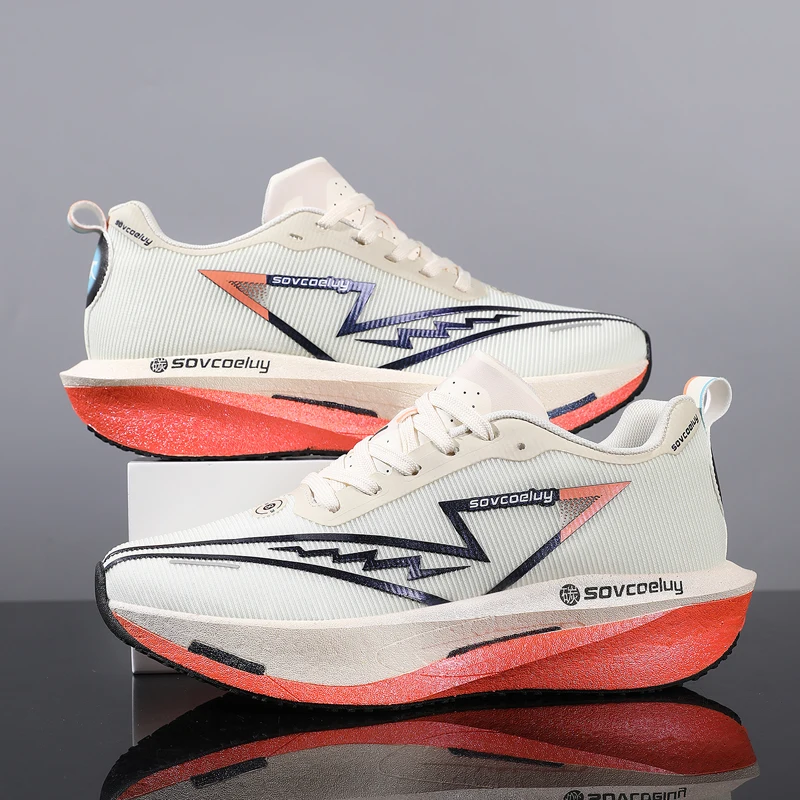 

Running Shoes Carbon Board Speciality Men Sports Breathable Lightweight Women's Comfortable Marathon Athletic Nonskid Sneakers