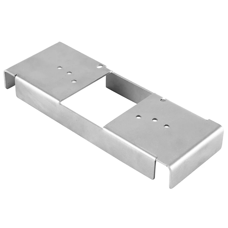 لوحة تُثبت على البطارية من الفولاذ المقاوم للصدأ ، حامل معدني ، شاحنة Tamiya RC ، جرار ، قطع غيار ترقيات السيارة