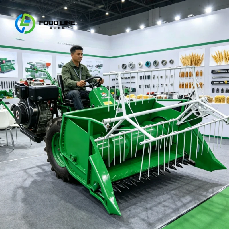 Customized Portable Combine Harvester Engine Rice Wheat Dual Use Grain Harvester Machine for Paddy Field Dry Farm Agriculture