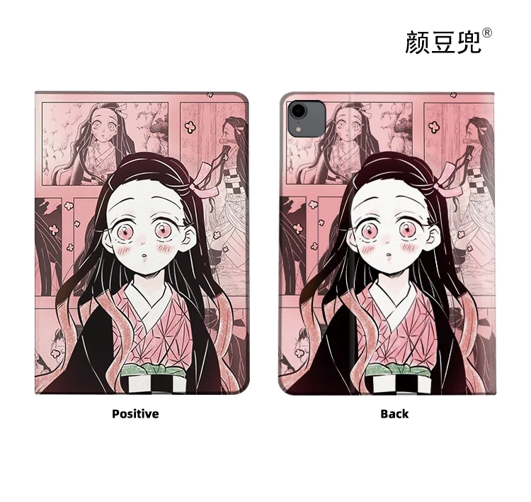 Kamado Nezuko Anime etui na iPada 10.2 7th 8th Air 2 3 Mini 1 2 3 4 5 Case luksusowy silikonowy futerał na iPad Air 4 5