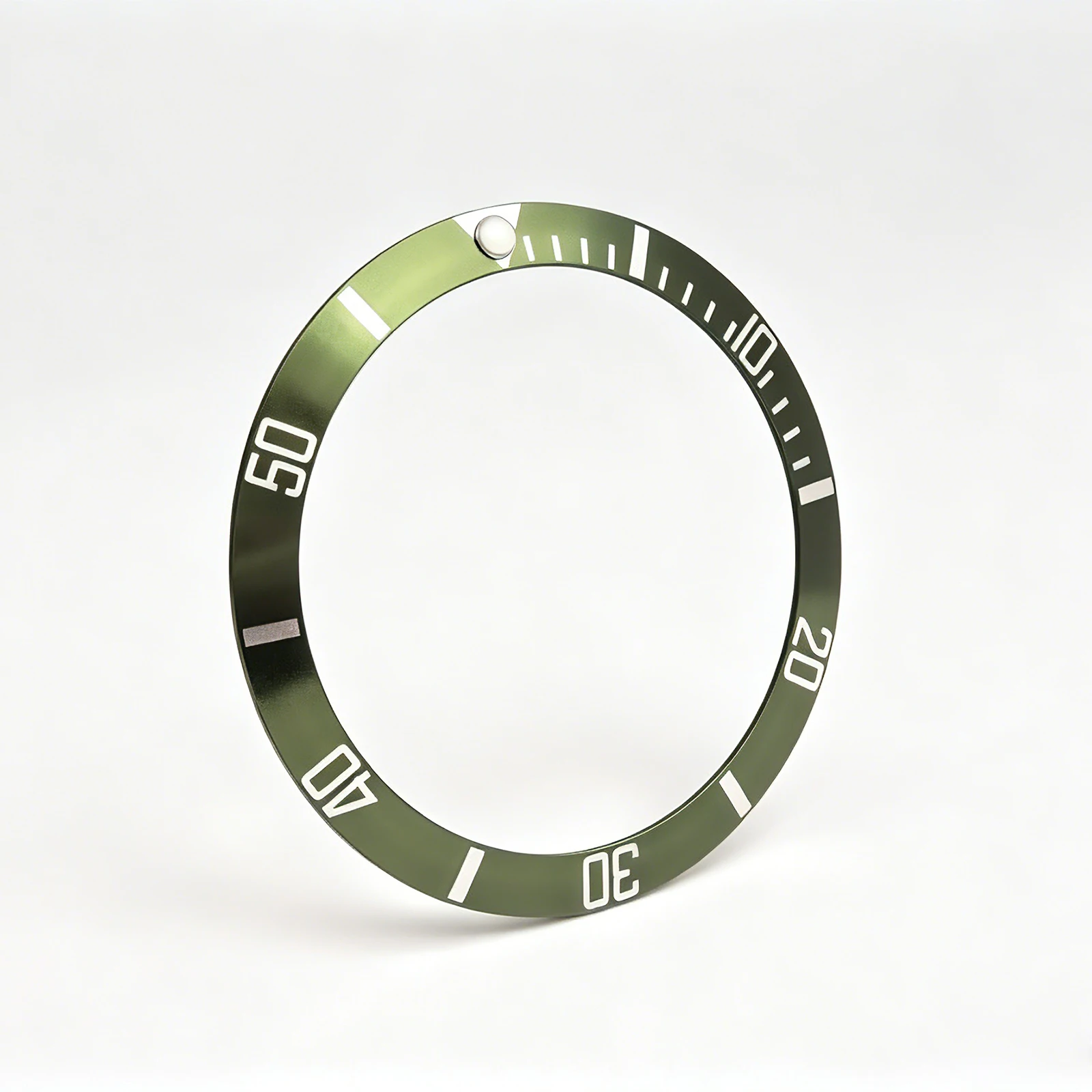 Vintage Aluminum Bezel Insert for RLX Submariner 16610 40mm, Outer 37.5mm / Inner 30.7mm, Aftermarket Replacement Part