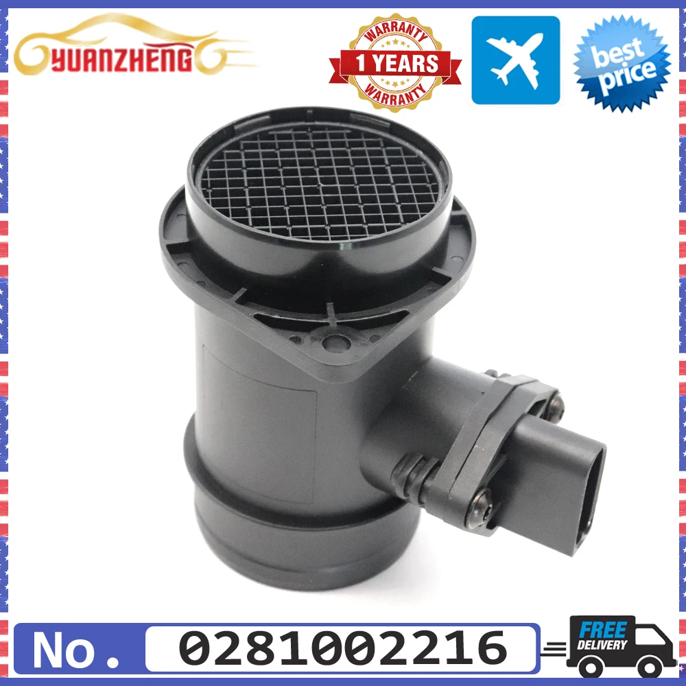 

0281002216 MAF Mass Air Flow Meter Sensor NEW For Audi A4 B5 A6 C5 1.9 TDI quattro Seat Cordoba Ibiza 1995-2005 0986284011