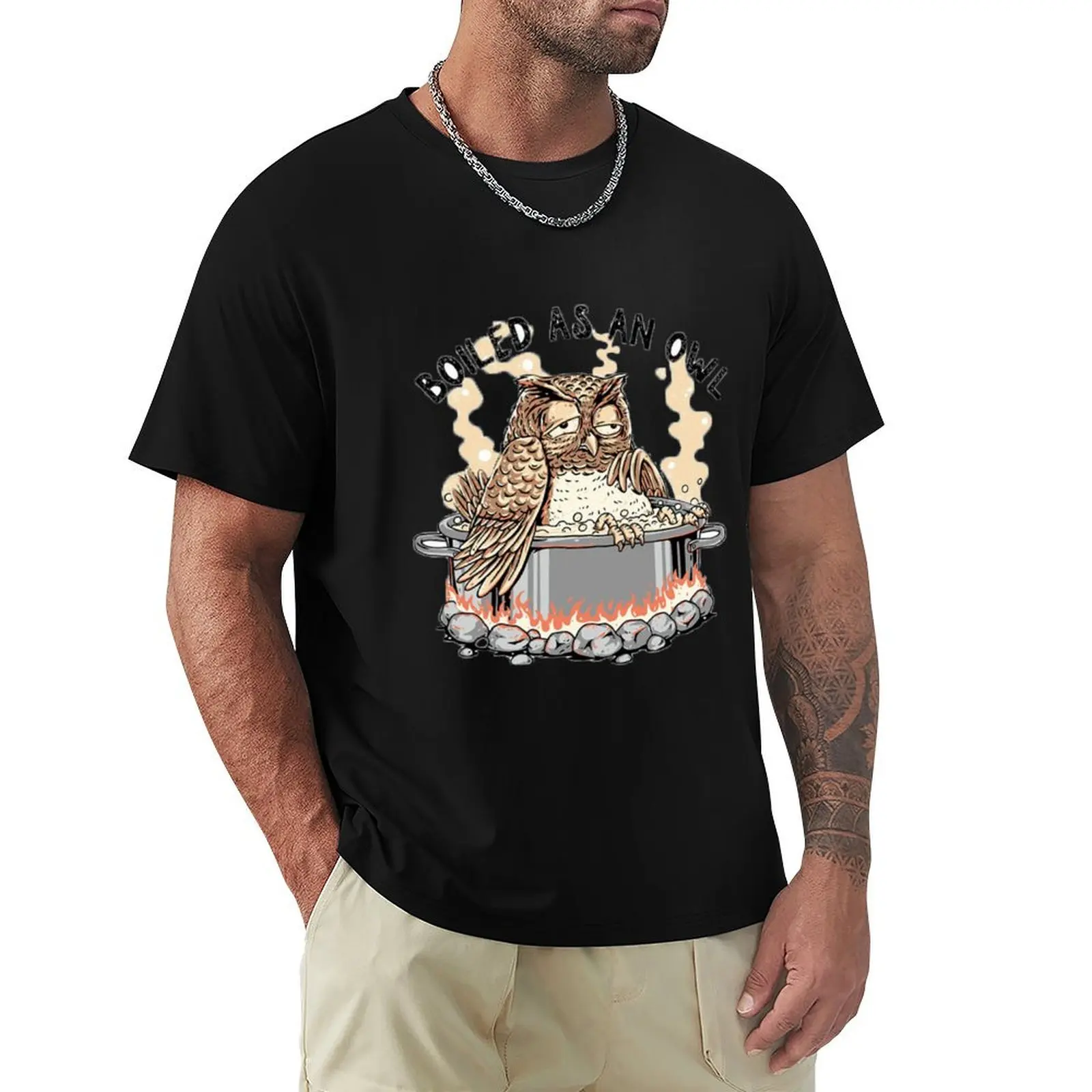 

Boiled as an owl T-Shirt vintage clothes graphic t shirt vintage cotton graphic tees vintage t shirt men