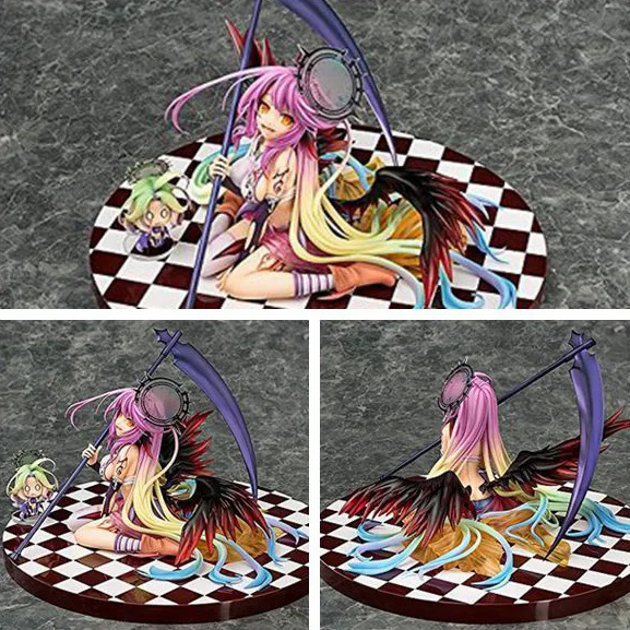 Anime No Game No Life Jibril Great War Ver. Action Figure Model Toy Collection Model Room Decoration Toys Doll Gifts