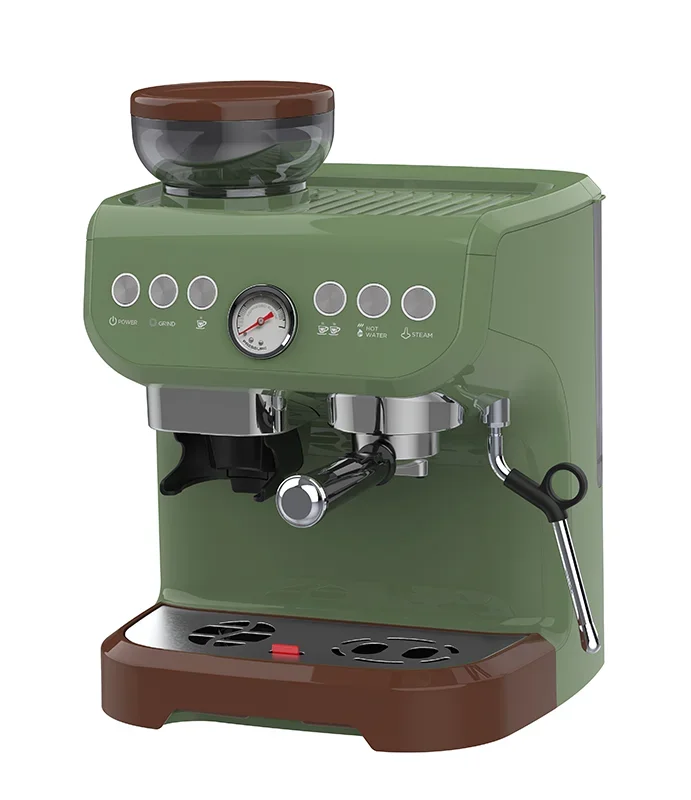 Italy Espresso household Coffee Machine Cafe Commercial 3 In 1 19 Bar Espresso Coffee Makers With Grinder