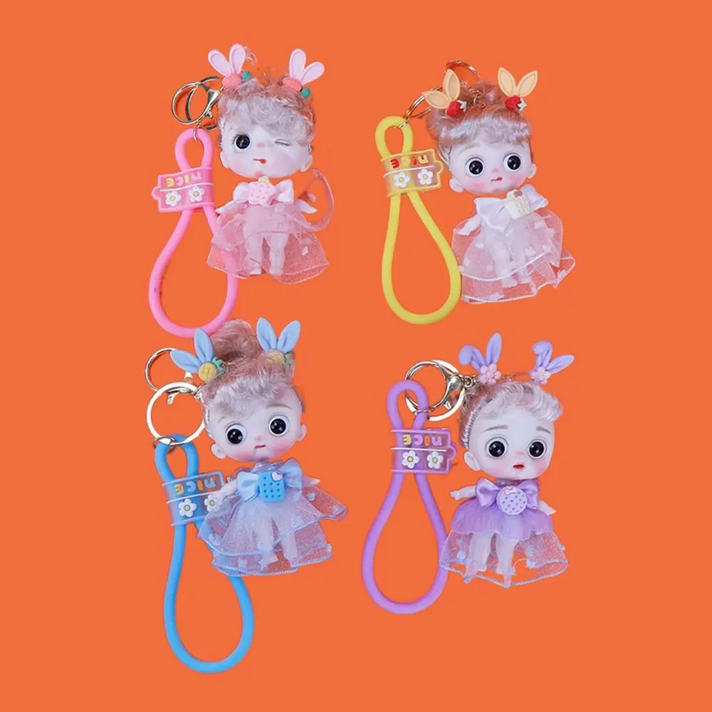 Kawali PVC Doll Pendant Hanging Ornament Bag Accessories Keychain Bag Decoration for Barbie Doll