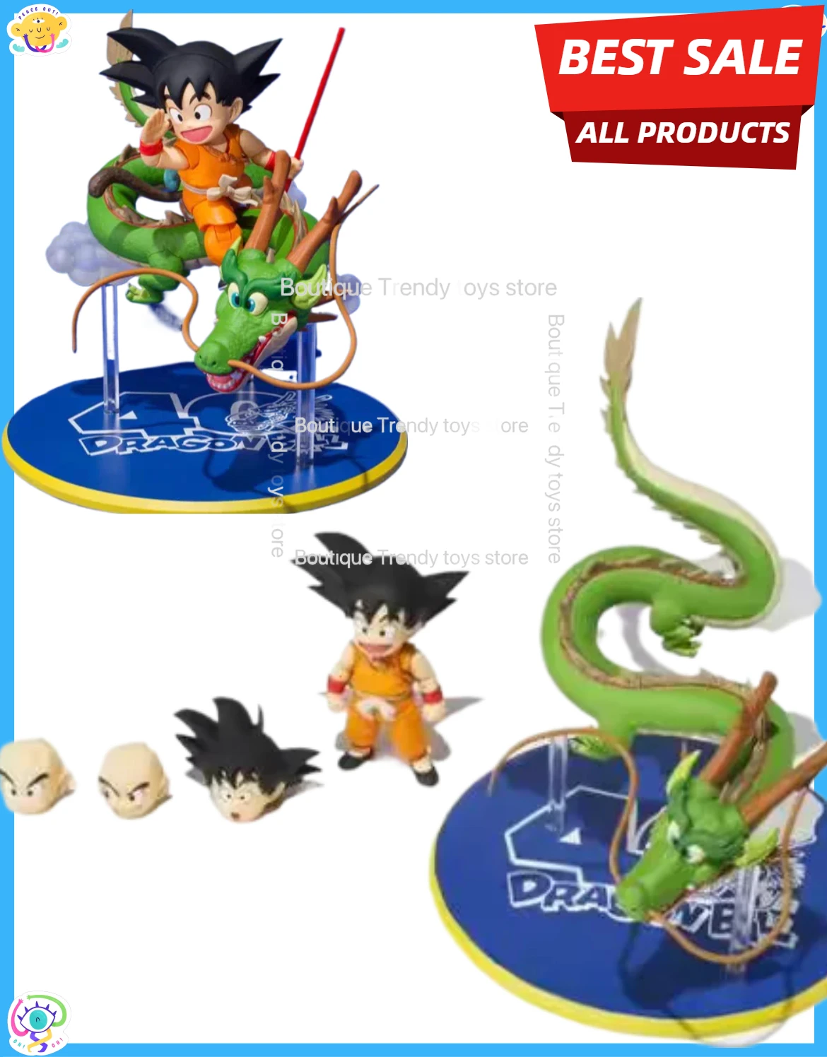 

In Stock Bandai S.H.Figuarts SHF Dragon Ball Son Goku Dragon 40th Anniversary Edition Action Figure Model Toys