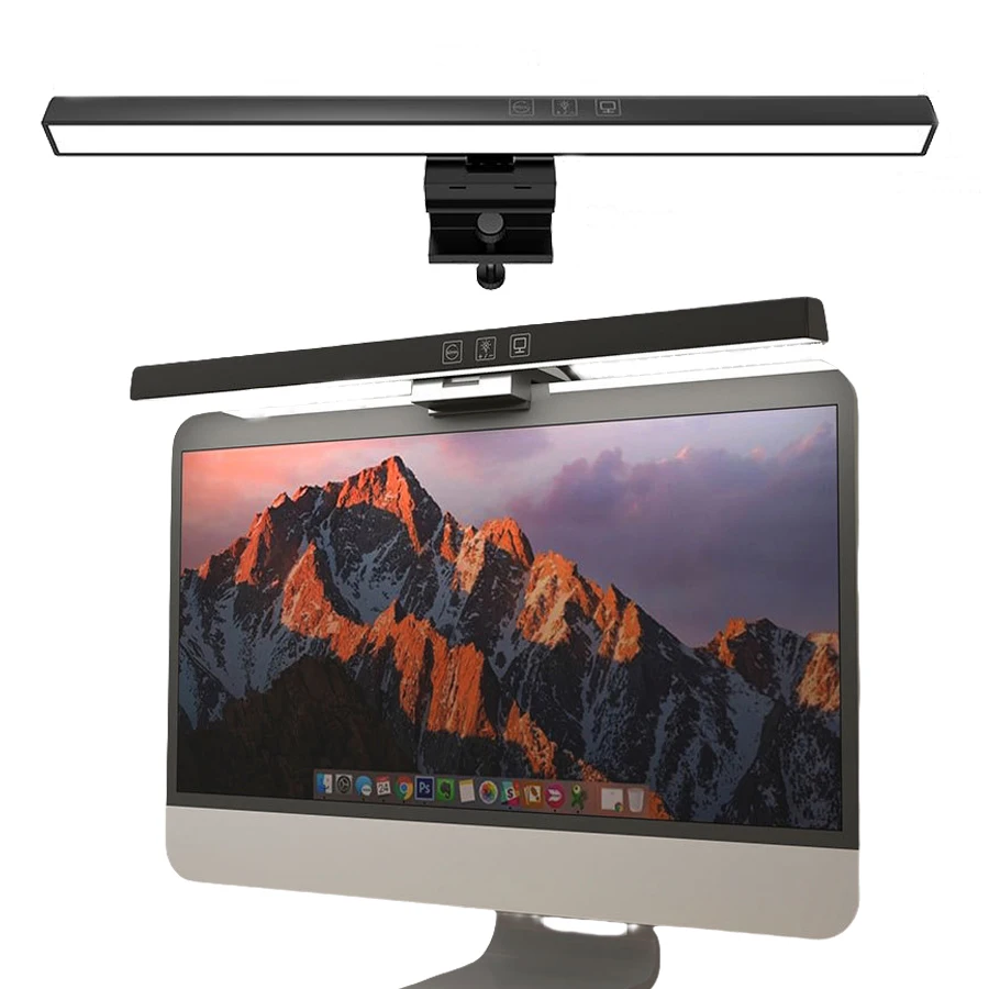 

USB LED Monitor Light Bar Computer Monitor Lamp Touch Control Screen Monitor Lights Space Saving Home Office Study Desk Lamps