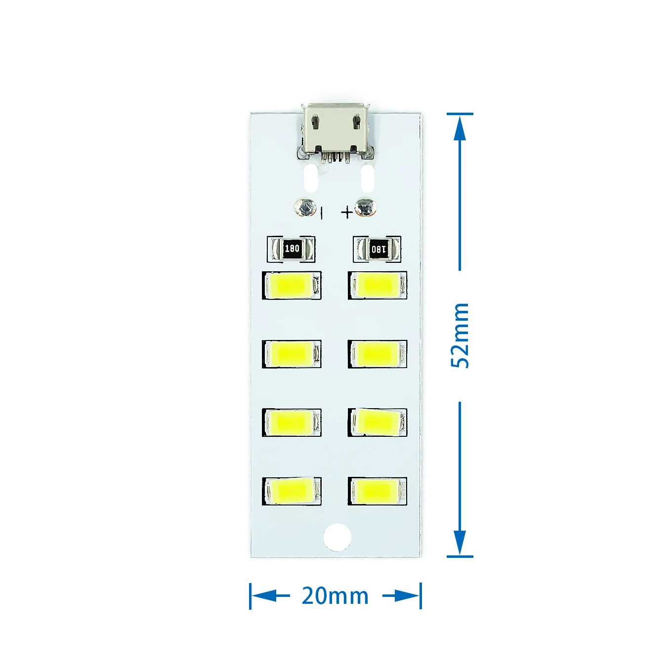 8/12/16/20 Beads White 5730 SMD Light 430mA~470mA USB Emergency Light Electronic DIY