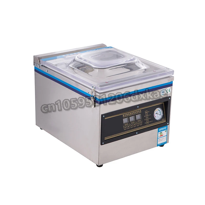 

Commercial Wet and Dry Food Vacuum Sealer Automatic Vacuum Packaging Sealer Dual-purpose Fresh-keeping Plastic Sealing Machine