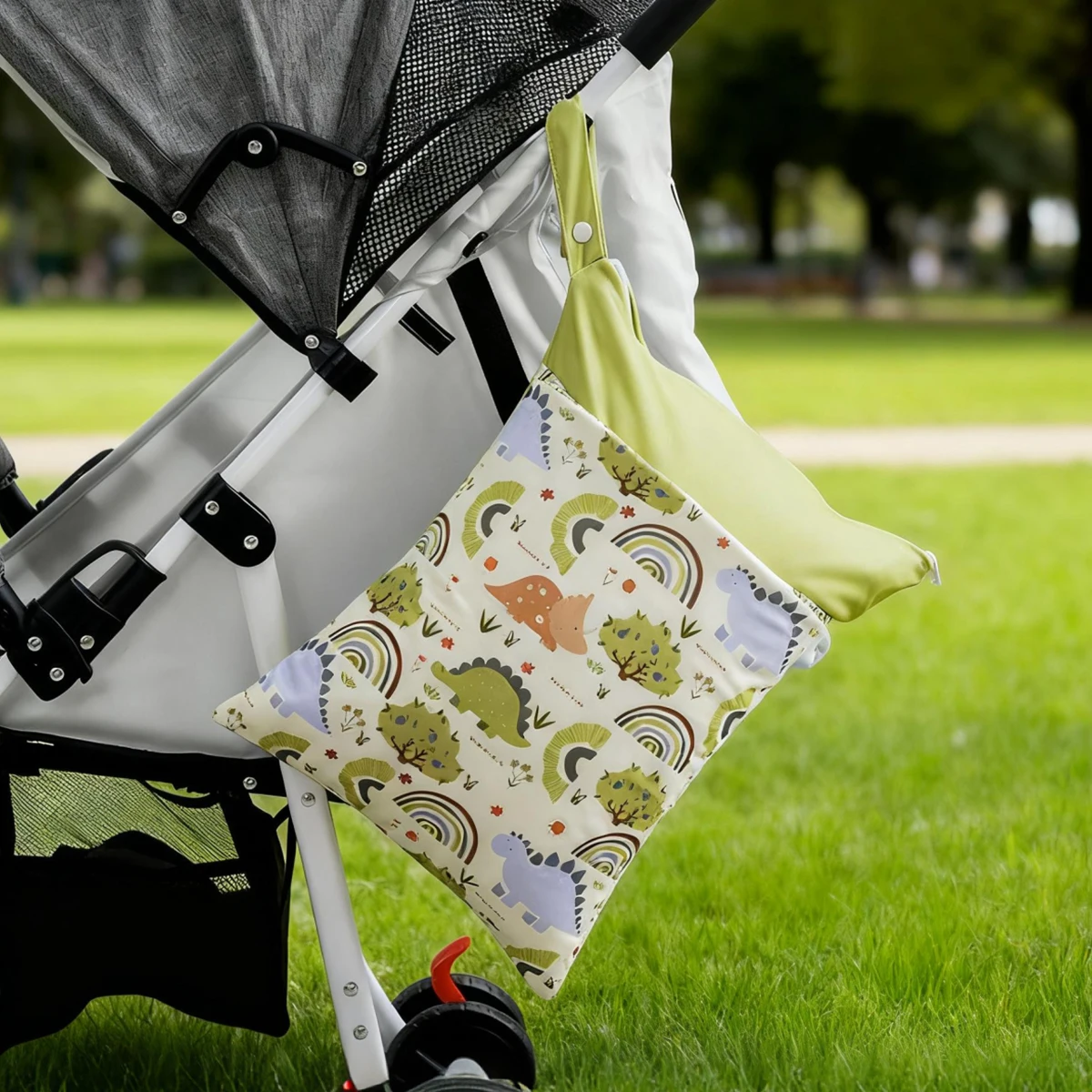 Baby Diaper Bag Waterproof Washable Wet Dry Pack Blanket Storage Pouch Nappy Insert Tote Purse Travel Stroller Carry Bag