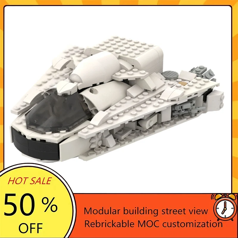 

381PCS Popular Space War Movie Model MOC Building Bricks Spaceship Modular Technology Gifts Holiday Assemble Children Toy Suit