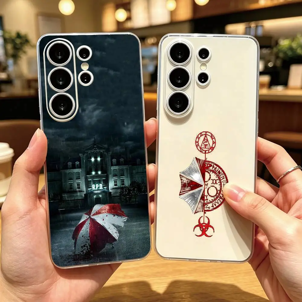 G-Game ResidentS Evil Phone Case Transparent Silicone Soft For Samsung S25,S24,S21,S22,S23,S30,Ultra,S20,Plus,Fe Gift